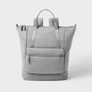 Faux Neoprene Backpack - Heather Gray