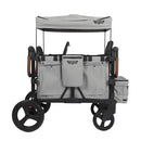 VYOO2 Stroller Wagon with Canopy 2 Seater - Grey