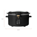 4 Qt Digital Slow Cooker - Black Sesame