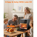 Air Fryer Oven 10 Qt Max 400F for Cooking - Black