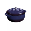 6qt Cast Iron Enamel Dutch Oven - Blue