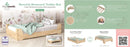 Maverick Montessori Toddler Floor Bed with 2 Heights, Natural