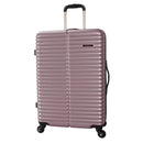 3pc Hardside Checked Spinner Luggage Set - Rose Gold