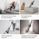V15 Detect Total Clean Extra Cordless Vacuum - Yellow/Nickel