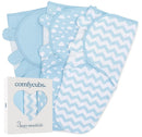 Swaddle Blankets 3 Pack - Blue