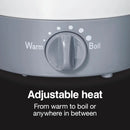 Adjustable Temperature Hot Pot - White
