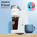 K-Iced Essentials Iced and Hot Single-Serve K-Cup Pod Coffee Maker - White