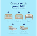Benton 5-in-1 Convertible Crib - Driftwood