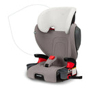 Backless Belt-Positioning Booster Seat - Gray