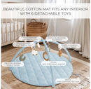 Play Gym & Tummy Time Mat - Stylish Activity Playmat for Infant Development & Playroom Decor