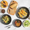 Basalt 3 Piece Frying Pan Set