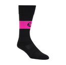 Kids' Over the Knee Athletic Socks - Pink/Black M