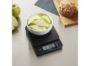 Digital Kitchen Glass Top 11lb Food Scale Black