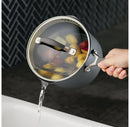 Nonstick Induction Straining 3qt Saucepan with Lid - Graphite