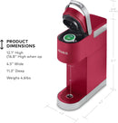 Single Serve Coffee Maker - Cardinal Red