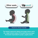 Ergonomic Baby Floor And Booster Seat With Tray - Taupe