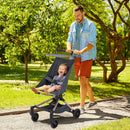 Lightweight Baby Stroller - Black