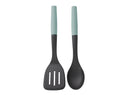 Nylon and ABS Spoon and Turner Set - Aqua Blue