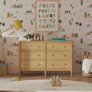 Frem 6-Drawer Dresser - Honey