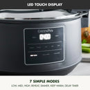 8-Quart Locking Lid Slow Cooker - Graphite