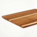 10"x13" Nonslip Acacia Wood Cutting Board Natural