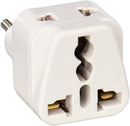 Ckitze BA-12AN Grounded Universal 2 in 1 Plug Adapter Type L for Italy, Uruguay and more - CE Certified