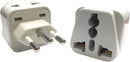 CKITZE BA-13 Grounded Universal 2-in-1 Plug Adapter Type N for Brazil and South Africa - CE Certified