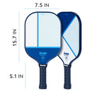 2 Player Poly Paddle with Ball Set - Blue