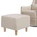 Toco Swivel Glider and Ottoman - Beige