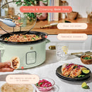 4Qt Slow Cooker with Touch-Activated Display - Green