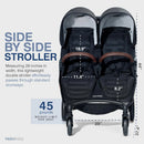 Trend Duo Double Stroller - Black
