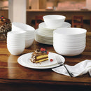 Bone China 40-Piece Dinnerware Set - White