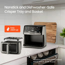 Digital Window Air Fryer - Gray
