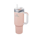 40 oz Stainless Steel H2.0 FlowState Quencher Tumbler - Peach Colorblock
