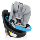 Revolve360 Extend All-in-One Rotating Car Seat with Green & Gentle Fabric - Quartz