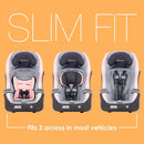 Trooper Slim 3-in-1 Convertible Car Seat - Quartz Pink