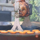 Barbecue Grill Rotisserie With Cordless Motor