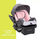 EZ Ride Travel System with EZ-Lift Car Seat - Dash Pink