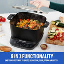 Digital Multi-Cooker with Automatic Paddle - Black