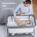 Baby Bassinet and Bedside sleeper, Grey