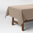 84" x 60" Solid Tablecloth Natural
