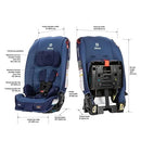 Radian 3R All-In-One Convertible Car Seat - Blue Surge
