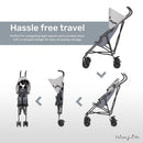 Aero Travel Lightweight Umbrella Stroller - Gray