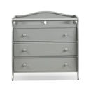 Baby Changing Table Infant Diaper With 3 Drawers and Safety Belt-Gray