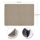 Baby Play Mat with Soft Washable Cover - Taupe