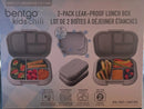 Kids Lunch Box Containers - 3 Pack