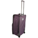 4pc Softside Checked Luggage Set - Purple