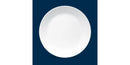 10.3" 6pk Glass Dinner Plates - White