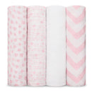 Muslin Swaddle Blankets - Pink