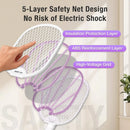 Electric Fly Swatter Racket - White